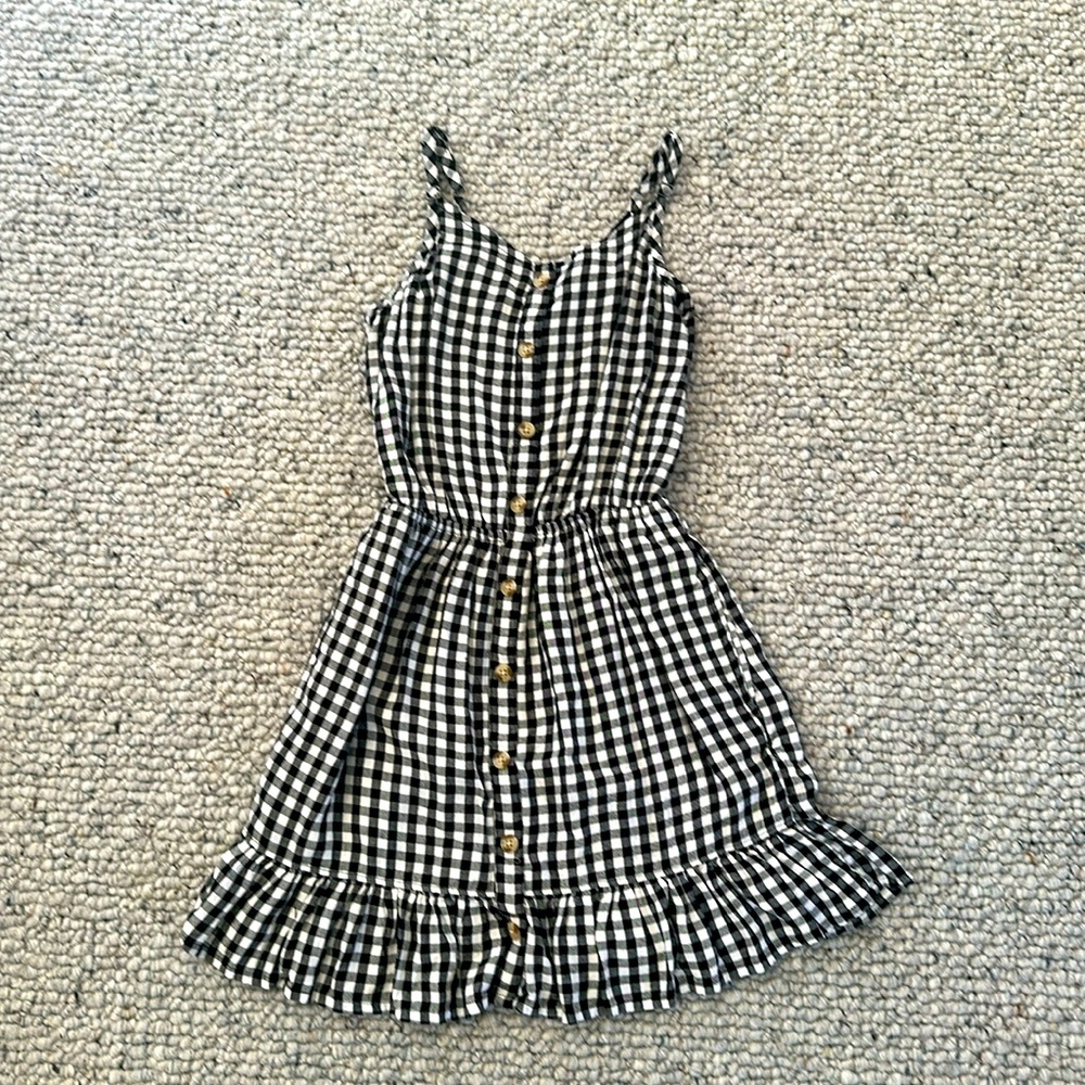 Abercrombie Kids gingham sundress with keyhole opening in back Girls 11/12